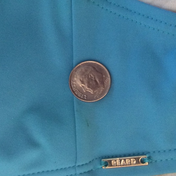 REARD Designer Turquoise 2 piece bathing suit NWT size 10 - Picture 6 of 12